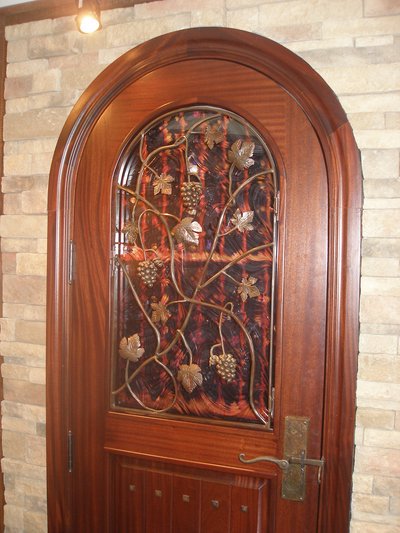 Portail plein en métal pour intimité